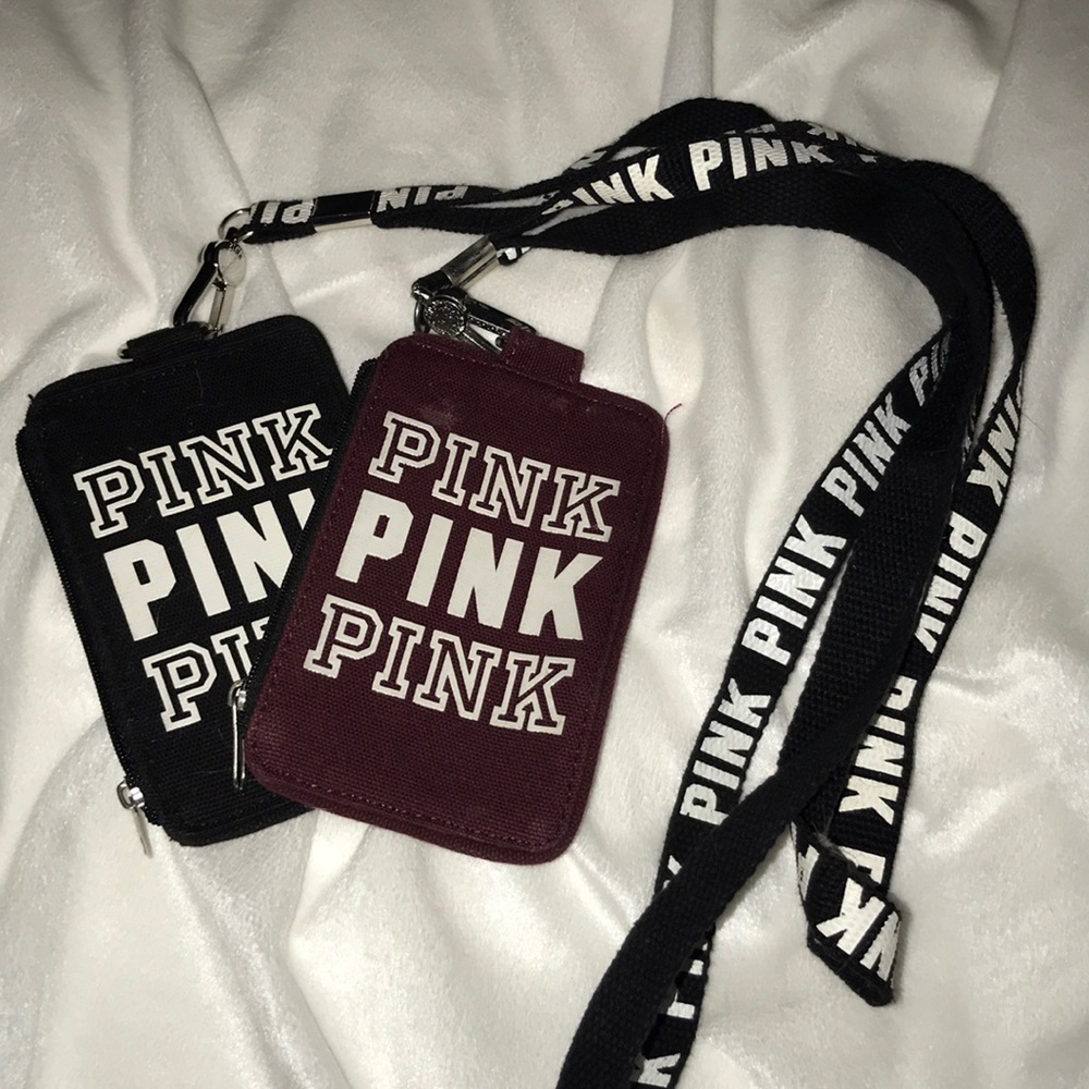 SOLD    Pink lanyards